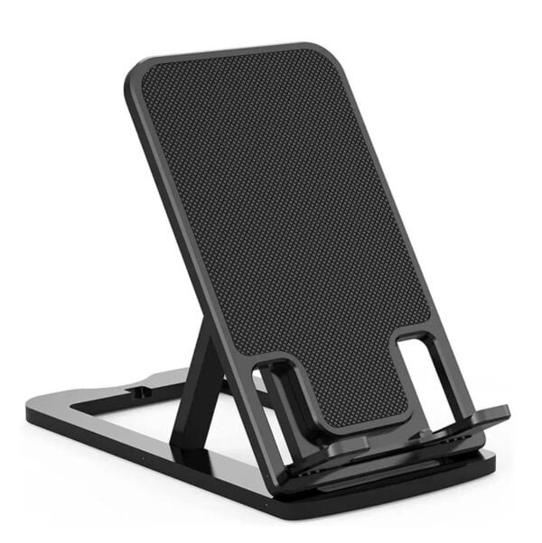 Adjustable Lifting Folding Portable Live Broadcast Desktop Plastic Holder Black
