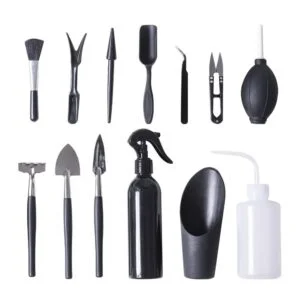 Precision Miniature Bonsai Garden Tool Set for Succulent Plant Transplants