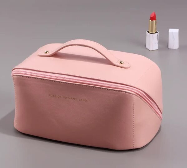 cosmetic bag in pink