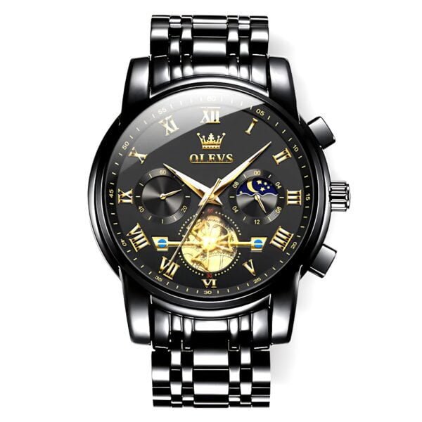 men's watch Quartz watches in black