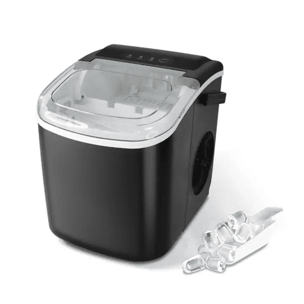 Self-Cleaning Ice Makers with Ice Scoop and Basket