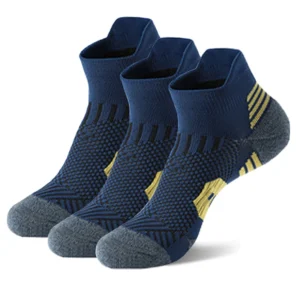 Unisex 3 Pairs Non-Slip Running Socks