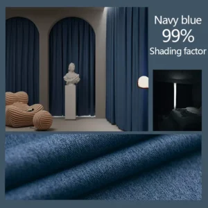 Double Sided Cotton  Sunshade Curtain