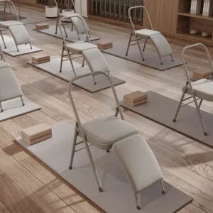 Foldable Yoga Chair with Back Support